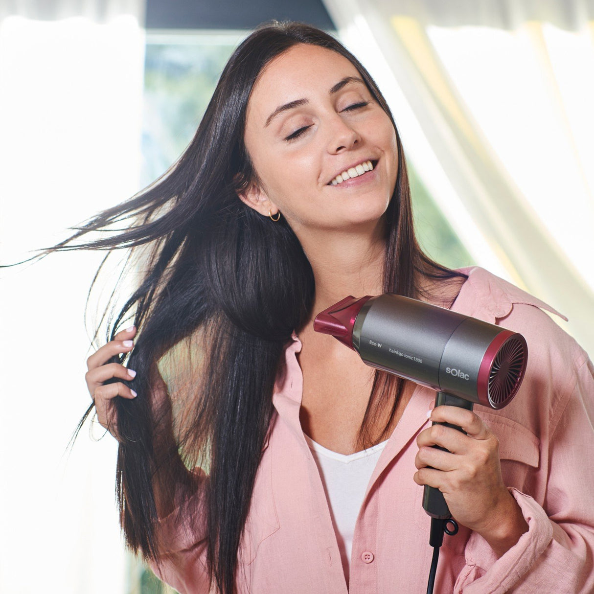 EAN 8433766000557 - Solac Hair&Go Ionic secador 2000 W Gris, Púrpura imagen 4