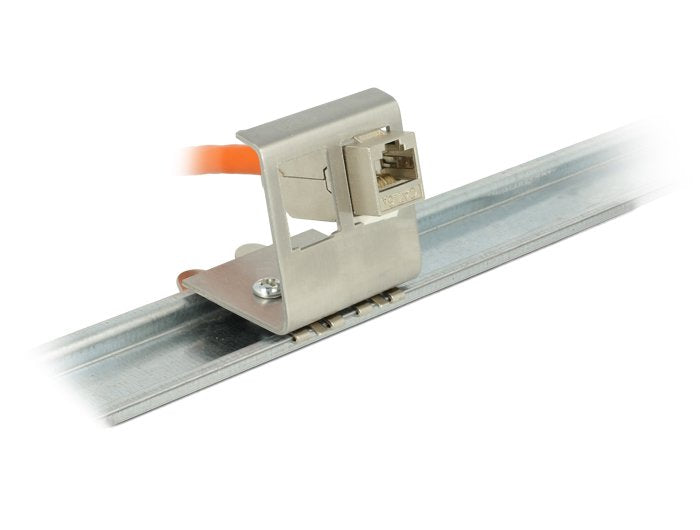 Delock 86255 Accesorio Para Panel De Conexiones, Módulo Keystone Metálico, Metal