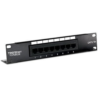 EAN 0710931401325 - Trendnet TC-P08C5E panel de parcheo imagen 1