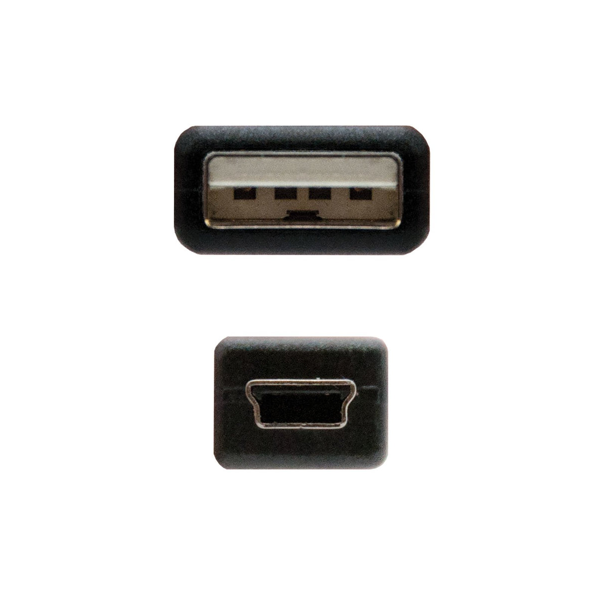 EAN 8433281004399 - Nanocable 10.01.0401 cable USB USB 2.0 1 m USB A Mini-USB B Negro imagen 3