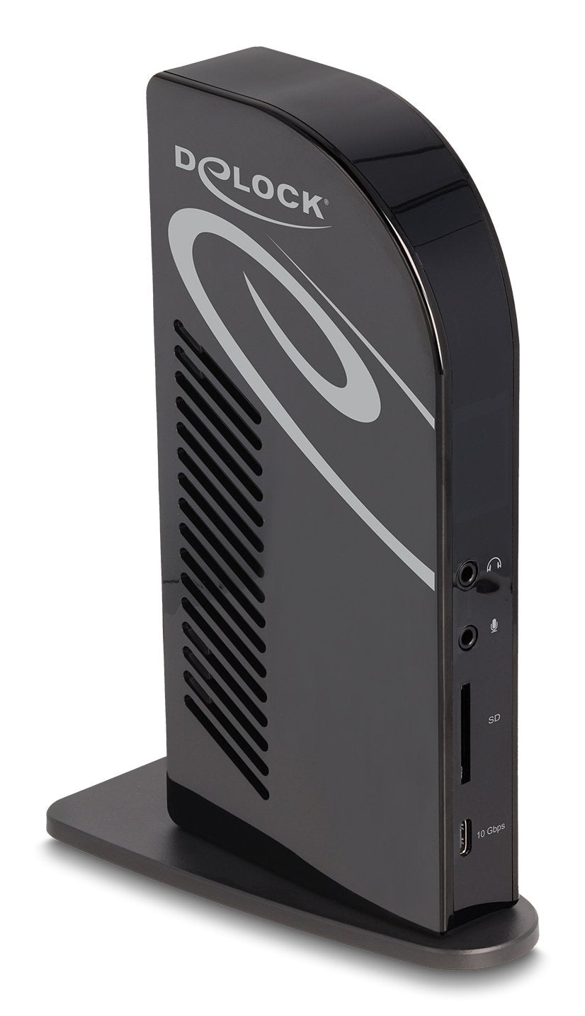 EAN 4043619880515 - DeLOCK 88051 base para portátil y replicador de puertos USB 3.2 Gen 2 (3.1 Gen 2) Type-C Negro imagen 1