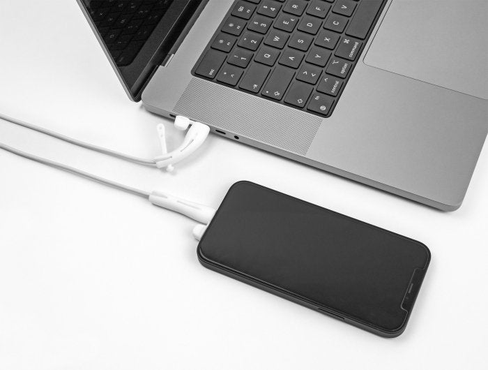 Staubschutz Für Usb Type-C Stecker Und Apple Lightning Stecker Set 2 Stück Weiss