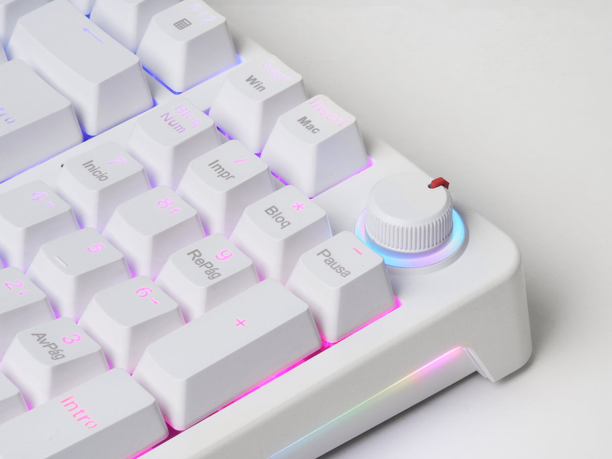 EAN 8435693110453 - Mars Gaming MKPROWYES teclado Juego USB QWERTY Español Blanco imagen 3