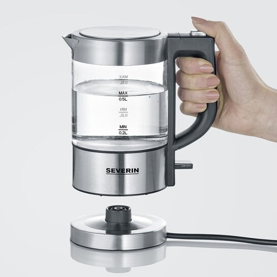 EAN 4008146035678 - Severin WK 3472 tetera eléctrica 0,5 L 1100 W Plata imagen 5