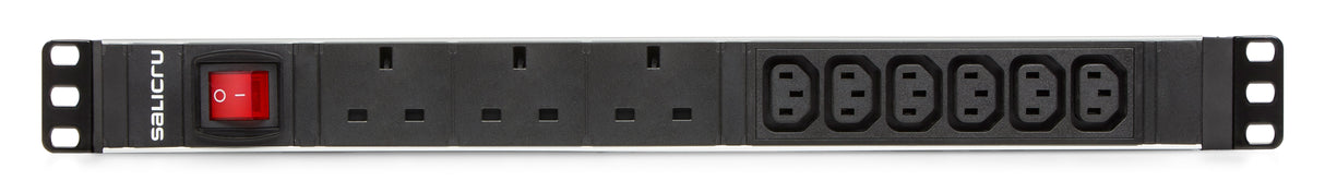 Salicru Sps 3f+6f Pdu Uk+C13/C14 Regleta Eléctrica