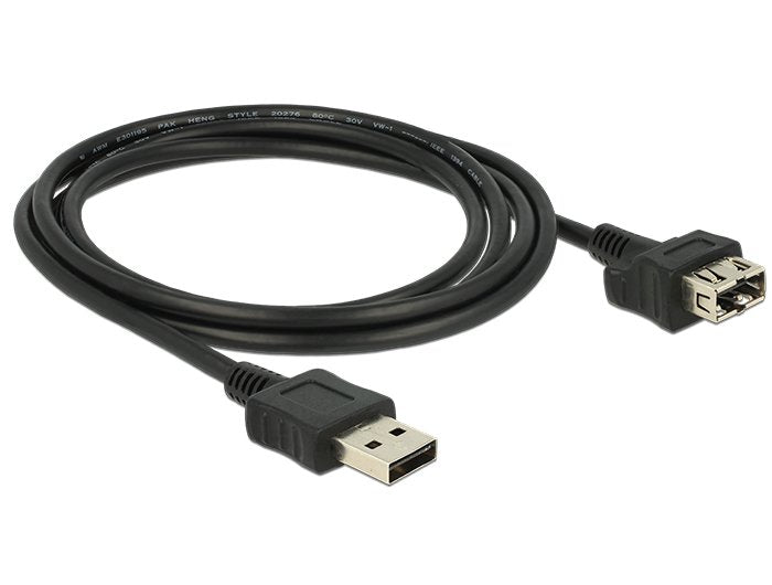 Delock Cable Easy-Usb 2.0 Tipo-A Macho>Hembra Shapecable 2 M