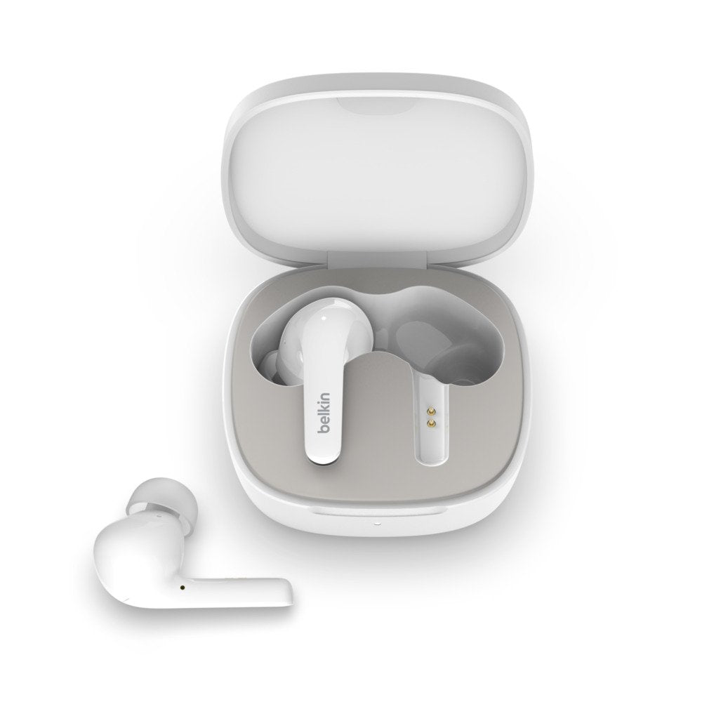 EAN 0745883834822 - Belkin SOUNDFORM Flow Auriculares Inalámbrico Dentro de oído Llamadas/Música USB Tipo C Bluetooth Blanco imagen 4