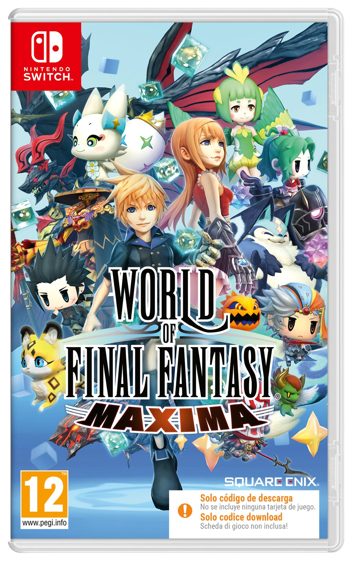 Juego World Of Final Fantasy Maxima Code In A Box Switch