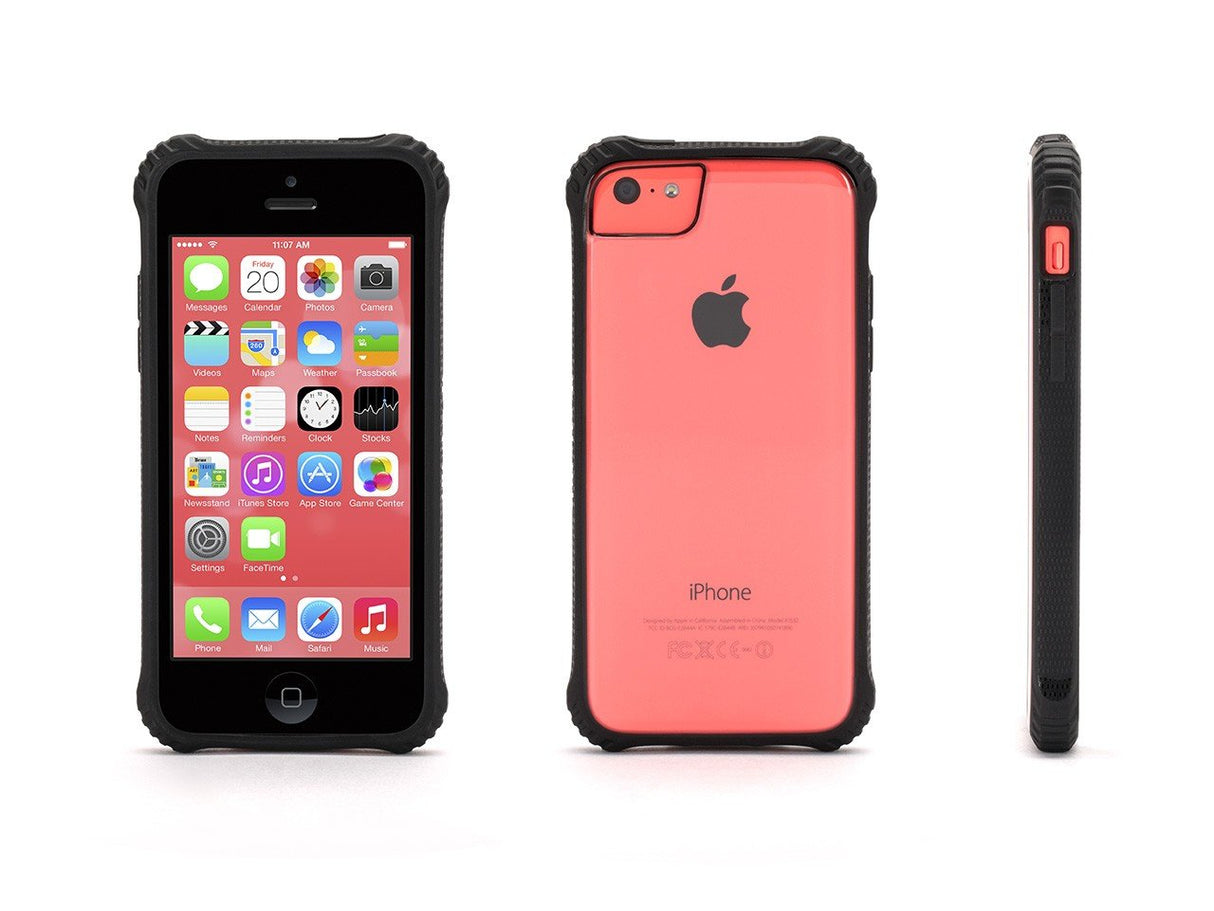 Griffin Survivor Core Funda Para Iphone 5c Negro, Transparente