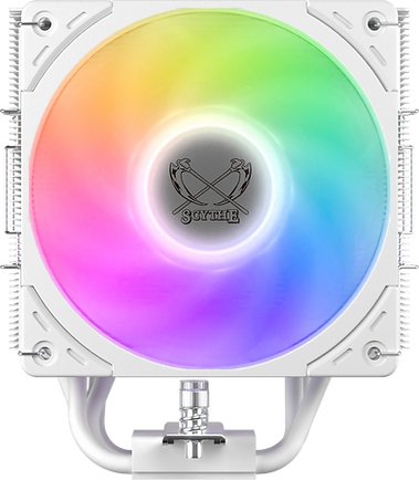 Scythe Mugen 6 Dual Fan White Argb Edition, Disipador De Cpu Blanco, 120 Mm Scmg-6000dwr