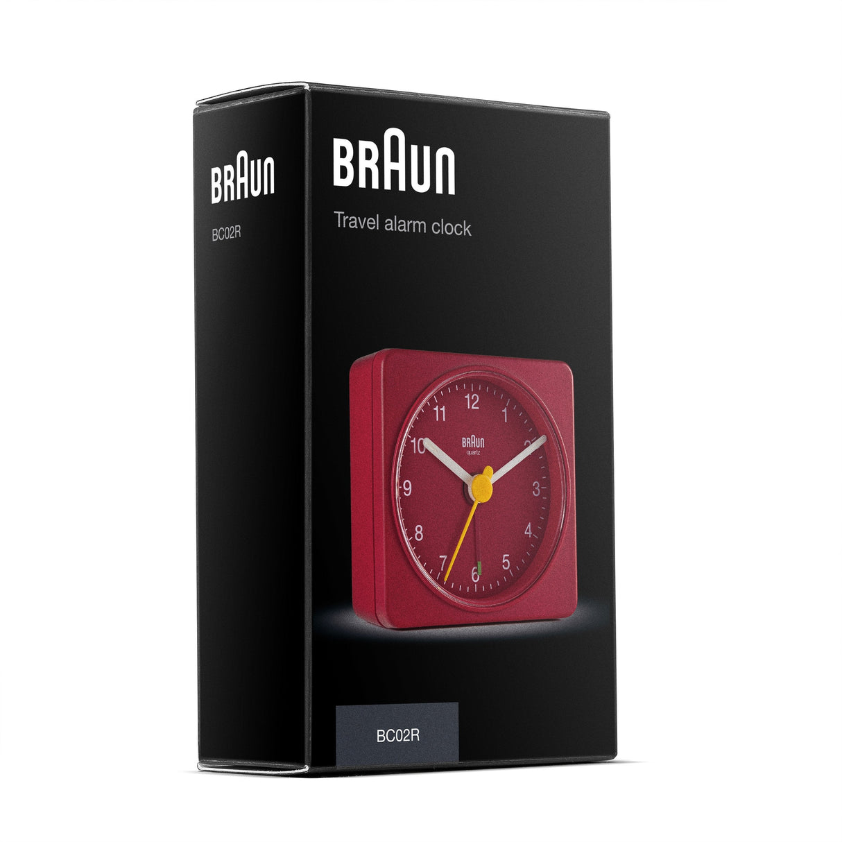 Braun Bc 02 R Reloj Despertador De Cuarzo Rojo