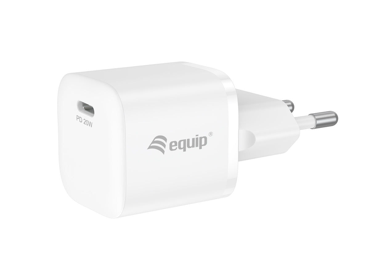 Equip Cargador 1port 20w,1xusb-C Pd Blanco