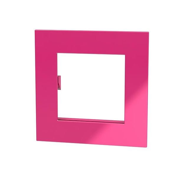 Novus Dahle 95553 Imán Mega Magnet Cuadrado Xl 7,5x7,5 Cm C/Portafoto Rosa