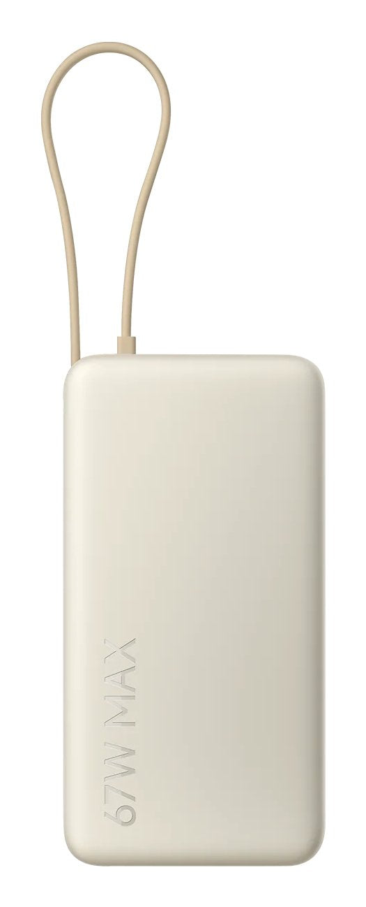 Xiaomi 67w Power Bank 20000 (Integrated Cable) Tan