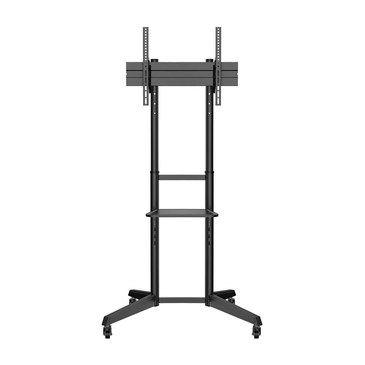 Aisens Soporte De Suelo Eco Con Rueda - Bandeja Para Dvd Para Monitor/Tv 50kg De 37-70 - Negro
