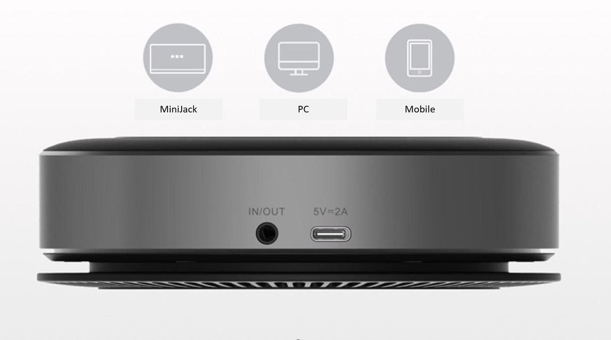 EAN 5704174326441 - Vivolink VLSP20 altavoz Teléfono USB/Bluetooth Aluminio imagen 3
