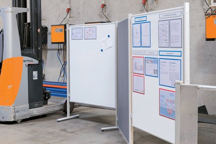 Franken Magnetrahmen Autoadhesivo Pro A4 Azul