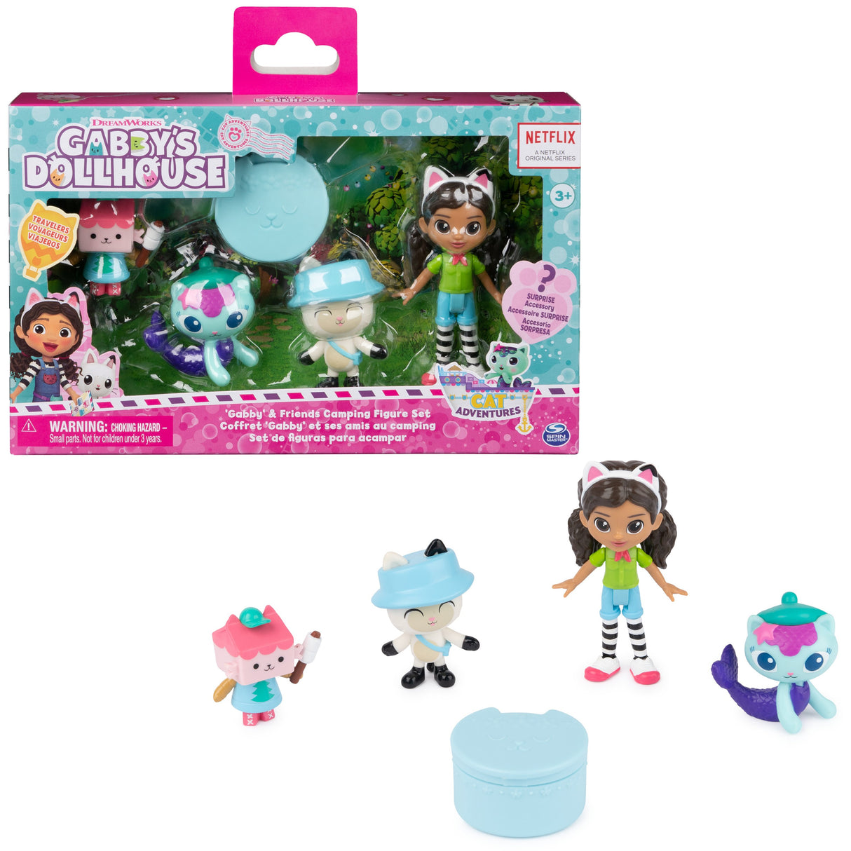 EAN 0778988469262 - Gabby's Dollhouse GDH FGR Friends Figure Pack Camping GML imagen 1
