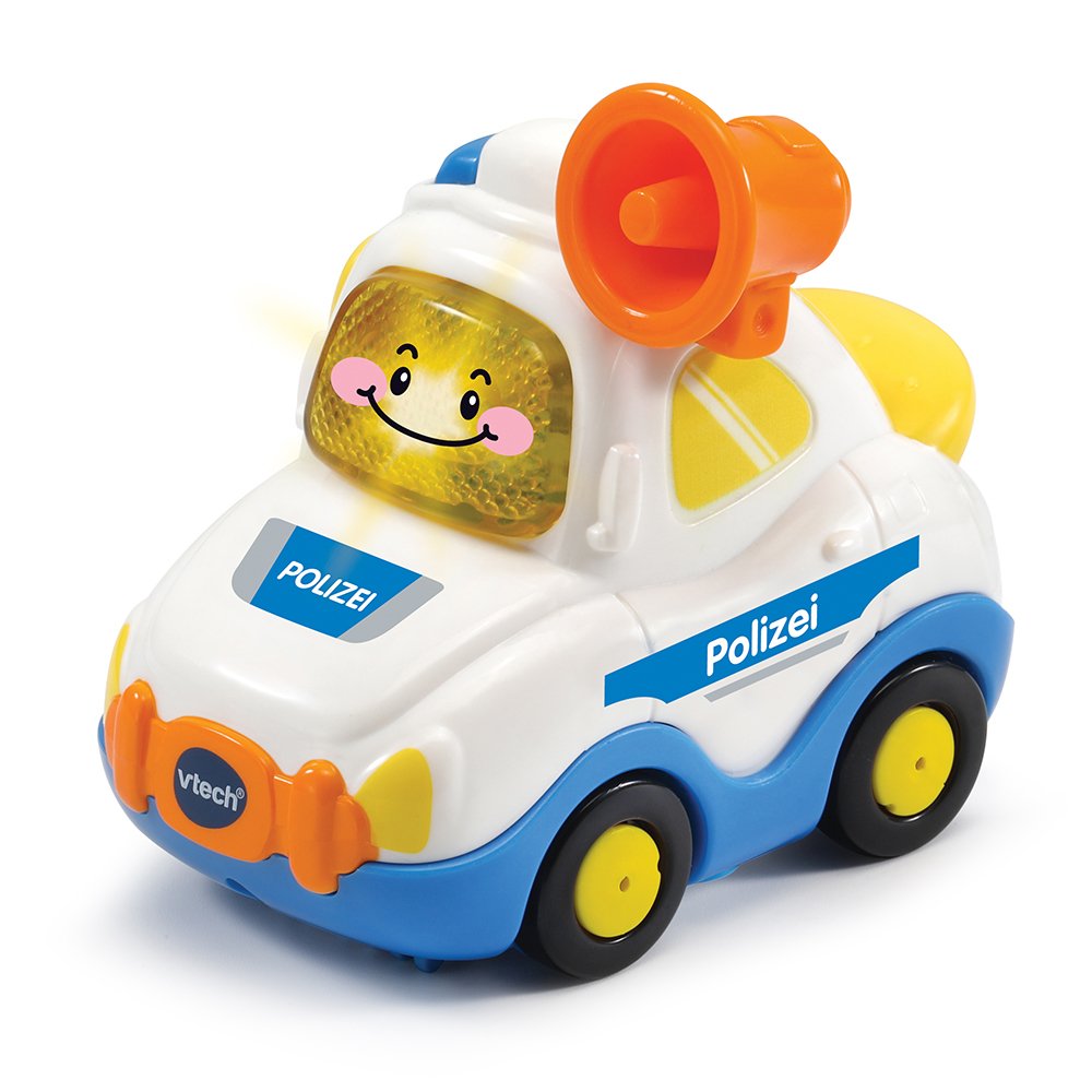 Vtech Hace Velocistas De Bebé: Policía, Jugando Vehículo Blanco/Azul 80-517204