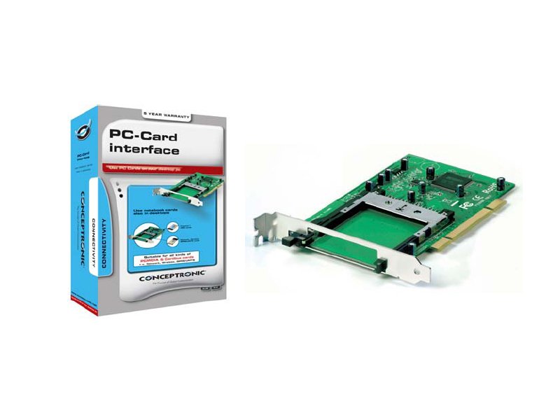 EAN 8714909004404 - Conceptronic CIPCARD tarjeta y adaptador de interfaz Interno PCMCIA imagen 2