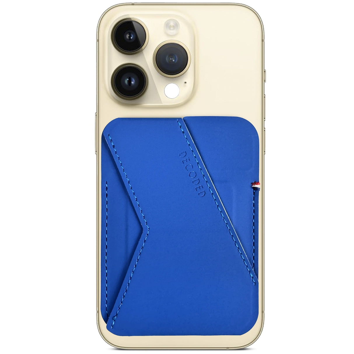 Decoded Silicone Magsafe Card Stand Sleeve Galactic Blue