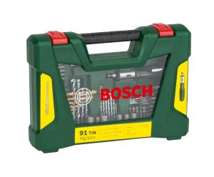 Juego De Brocas Y Brocas Bosch V-Line Tin, 91 Piezas