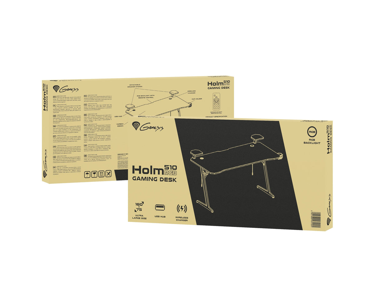 Mesa Gaming Natec Genesis Holm 510 Rgb 160x75