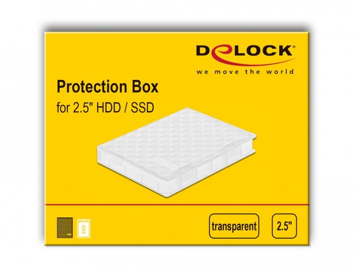 Schutzbox Für 2.5? Hdd Ssd Transparent