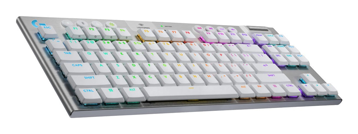 EAN 5099206121621 - Logitech G G915 X LIGHTSPEED teclado Juego USB + RF Wireless + Bluetooth QWERTZ Alemán Blanco imagen 3