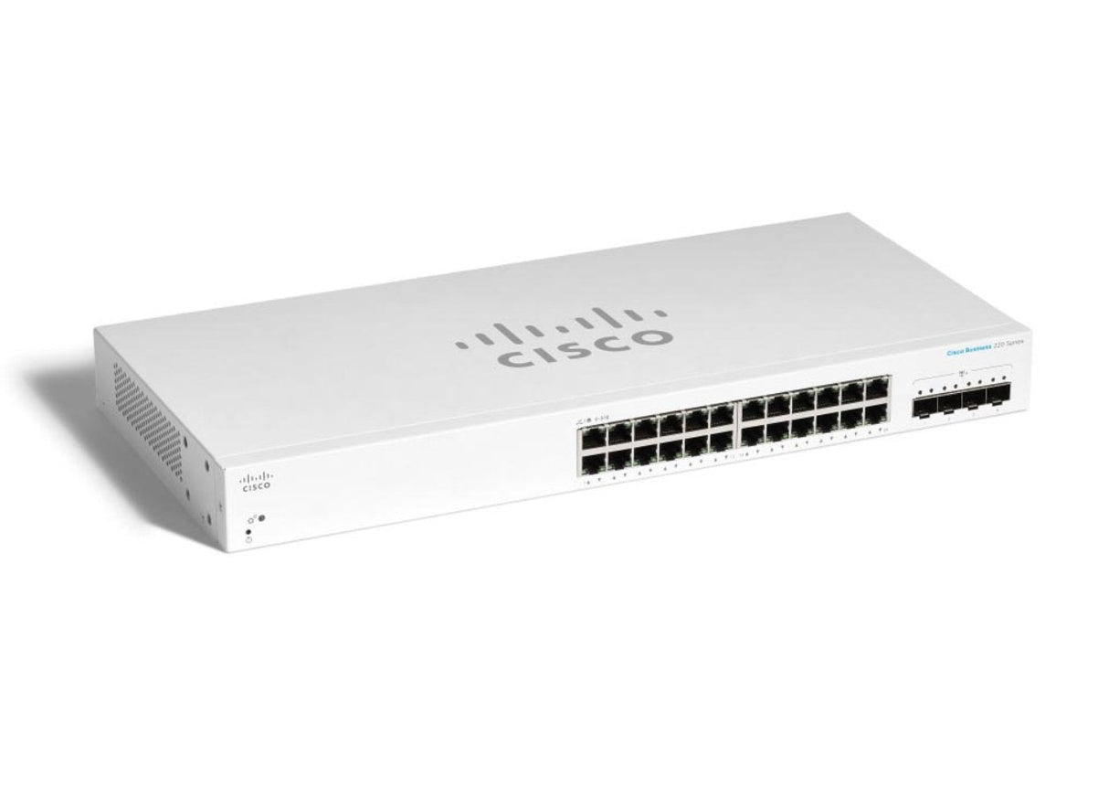 Switch Cisco Cbs220-24t-4x, 24xgbe Rj45, 4x10gbe Sfp +