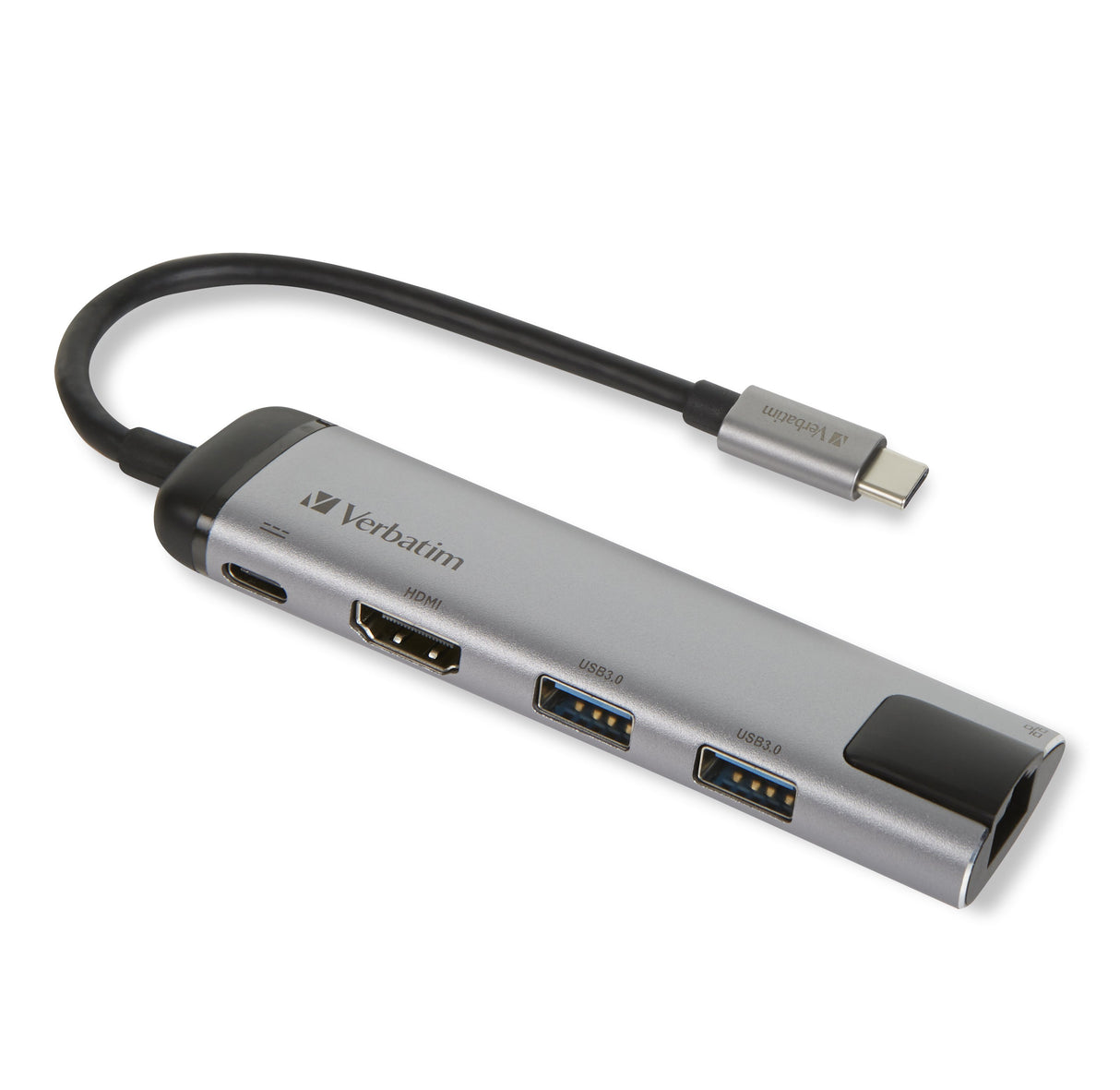 EAN 0023942491415 - Verbatim 49141 base para portátil y replicador de puertos USB 3.2 Gen 1 (3.1 Gen 1) Type-C Negro, Plata imagen 1