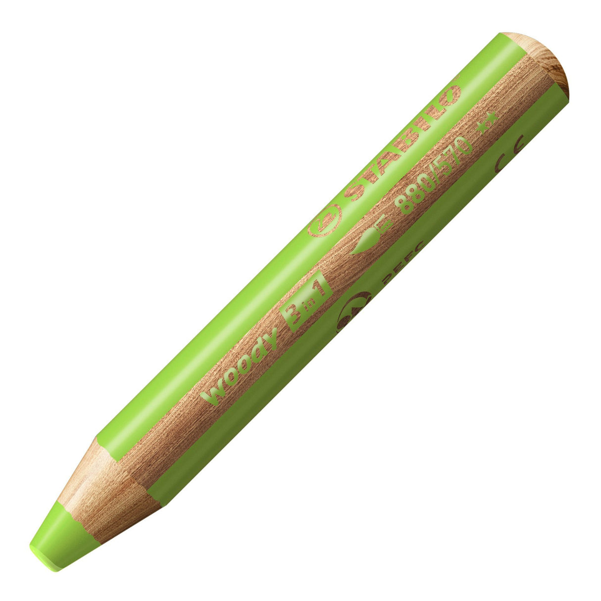 EAN 4006381115544 - STABILO woody 3 in 1 Verde 1 pieza(s) imagen 1