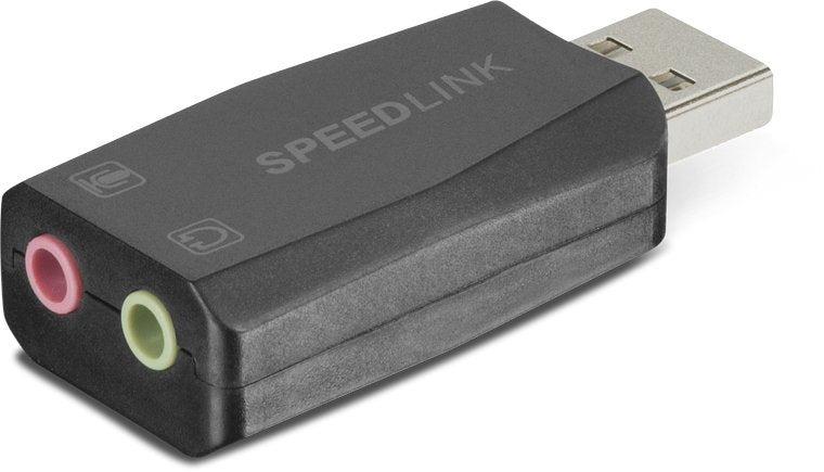 Speedlink Vigo - Tarjeta De Sonido Usb Negro