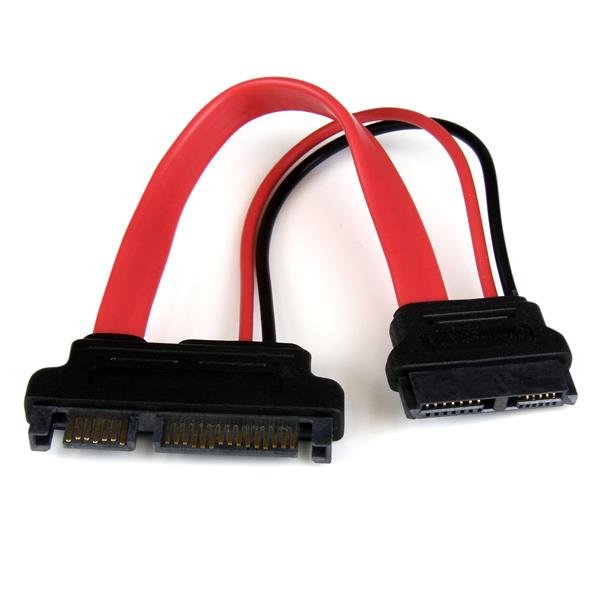 Startech Cable Sata Slimline A Sata Con Alimentacion Corriente H/M 0.15m Slsataadap6
