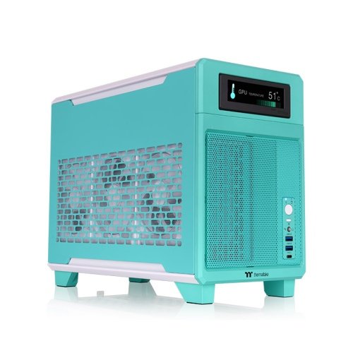 EAN 4711475649774 - Thermaltake TR100 Mini Tower Color menta imagen 1