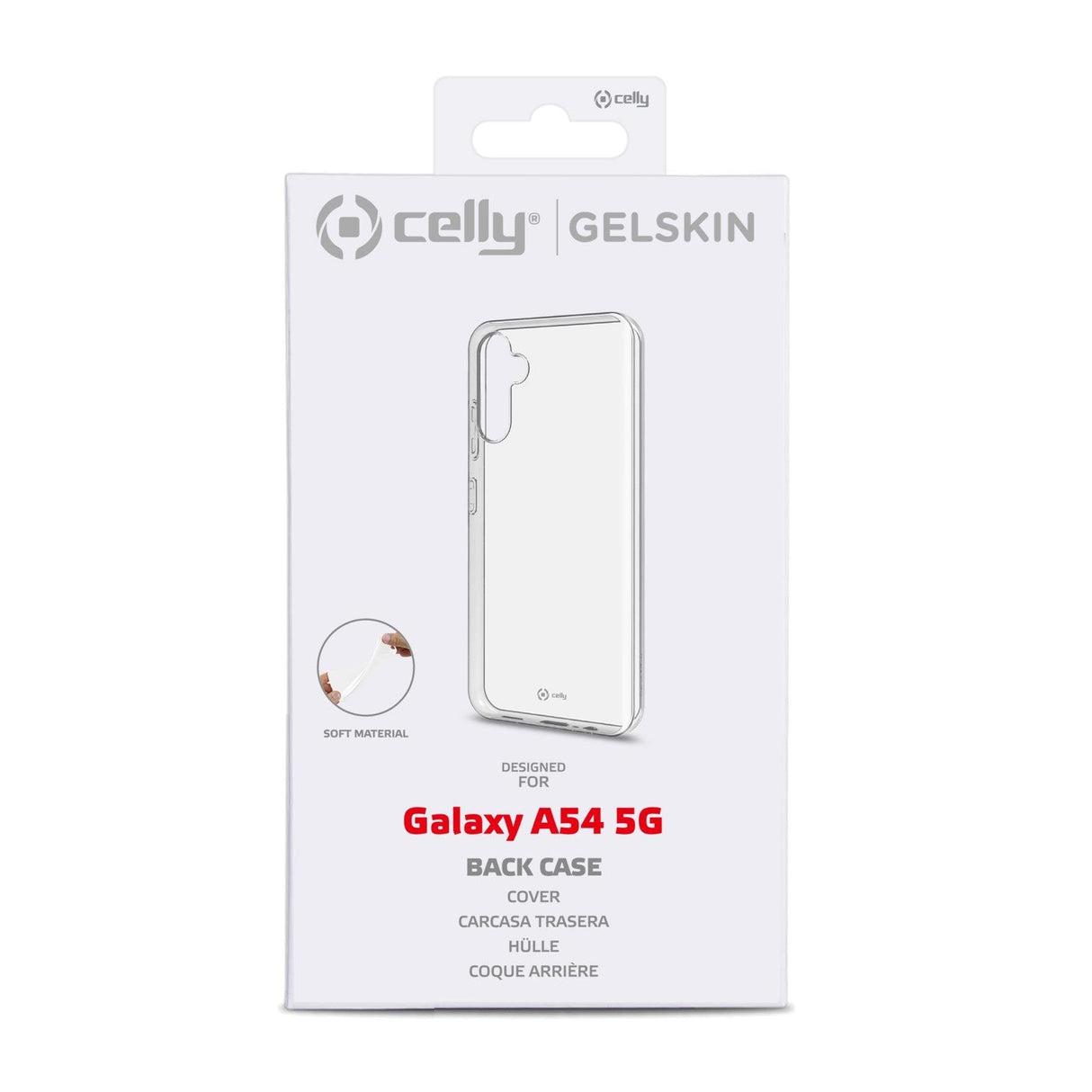 Celly Gelskin Funda Para Galaxy A54 5g (6.4") Transparente