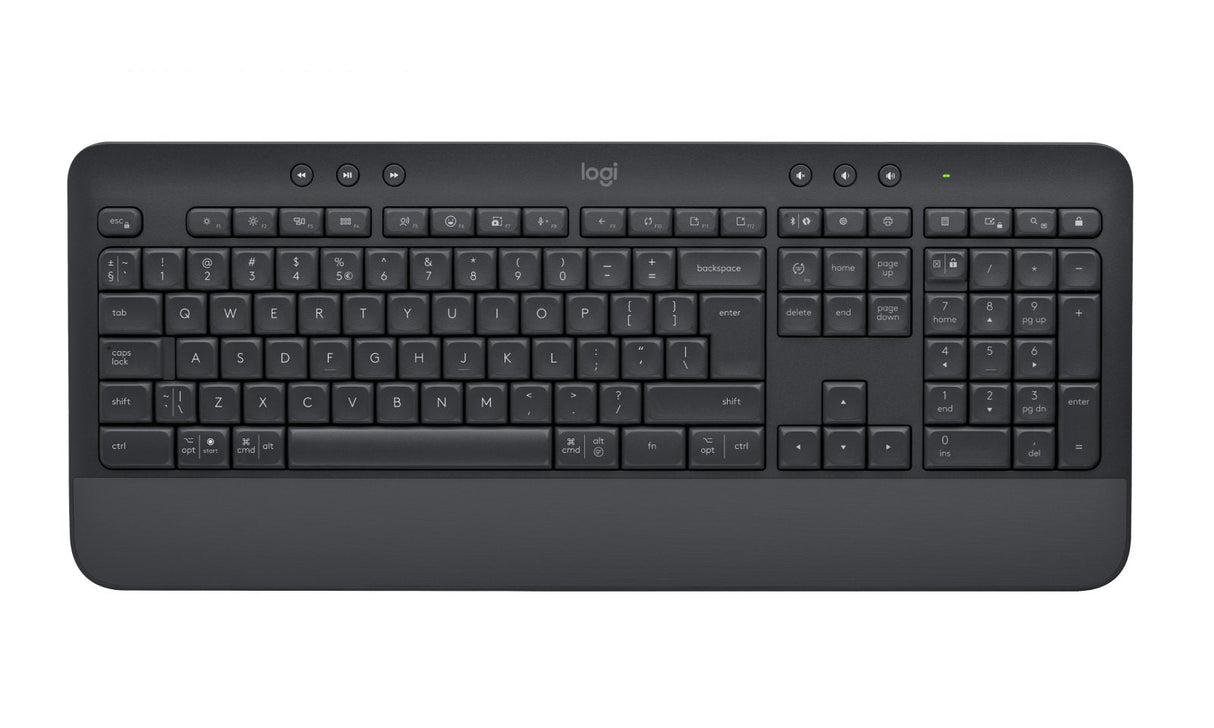 Teclado Húngaro Logitech Signature K650 Oficina Bluetooth Qwertz Grafito