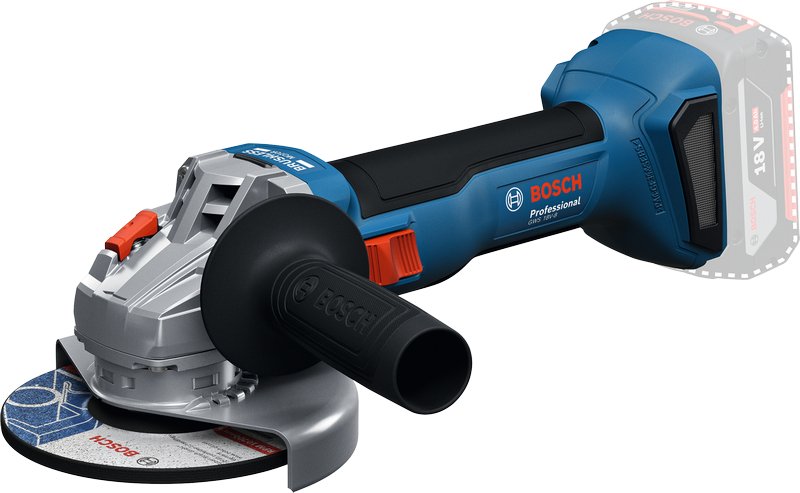 Amoladora Angular A Batería Bosch Professional Gws 18v-8 Professional Solo, 18 Voltios Azul, Sin Batería Ni Cargador 06019n9000
