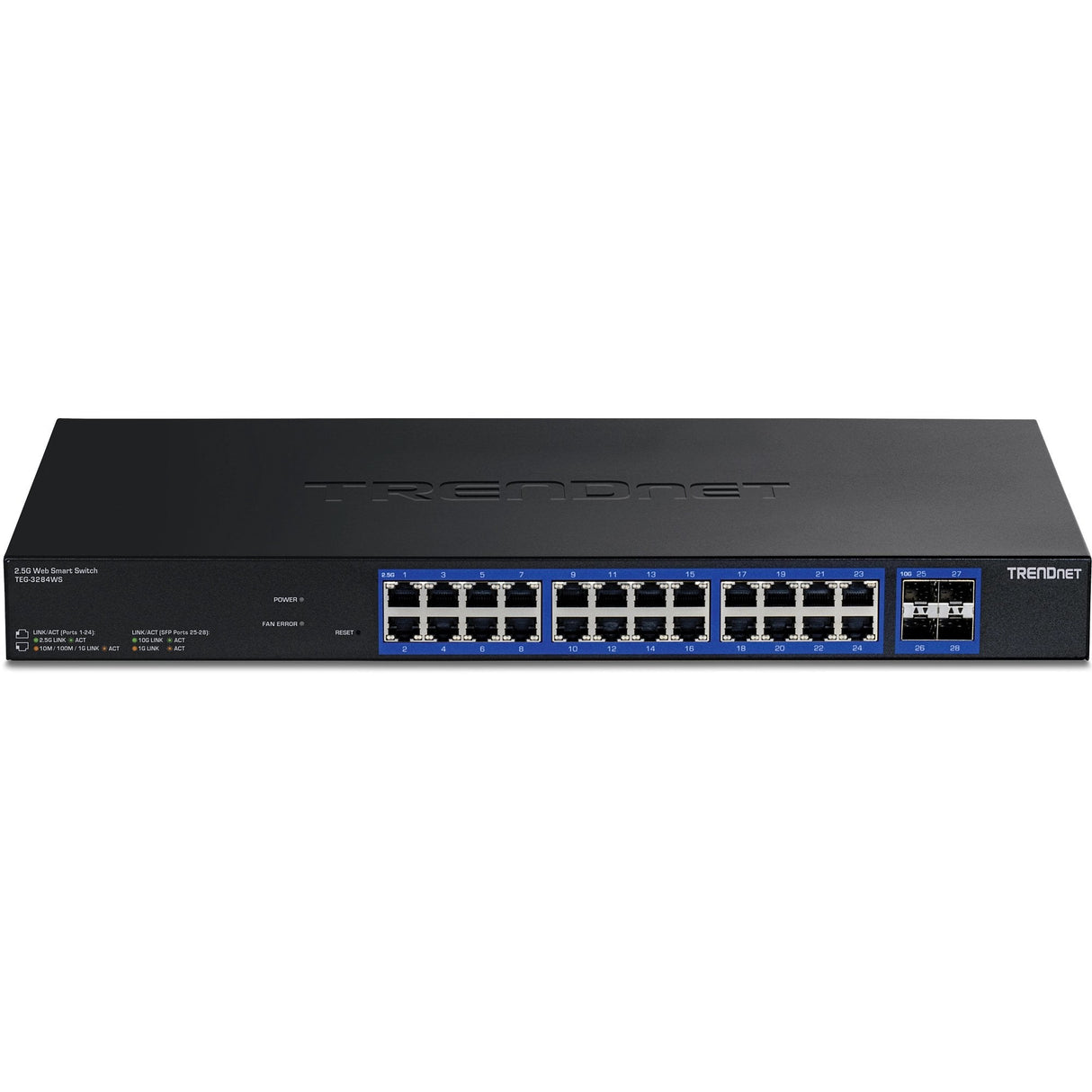 EAN 710931141221 - Trendnet TEG-3284WS switch Gestionado 2.5G Ethernet (100/1000/2500) Negro imagen 2