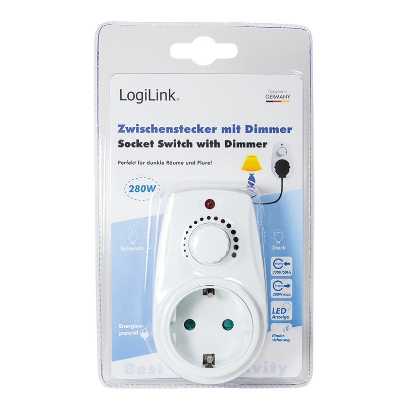 Logilink Pa0151 Regulador Regulador De Intensidad Montable Blanco