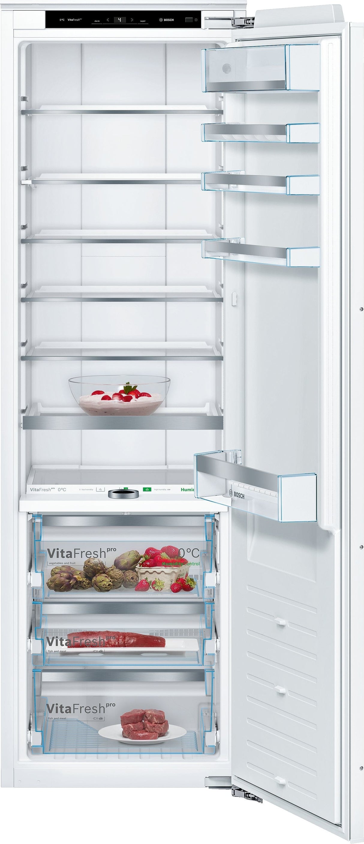 Bosch Hogar Serie Kif81pfe0 8, Refrigerador De Espacio Completo Kif81pfe0