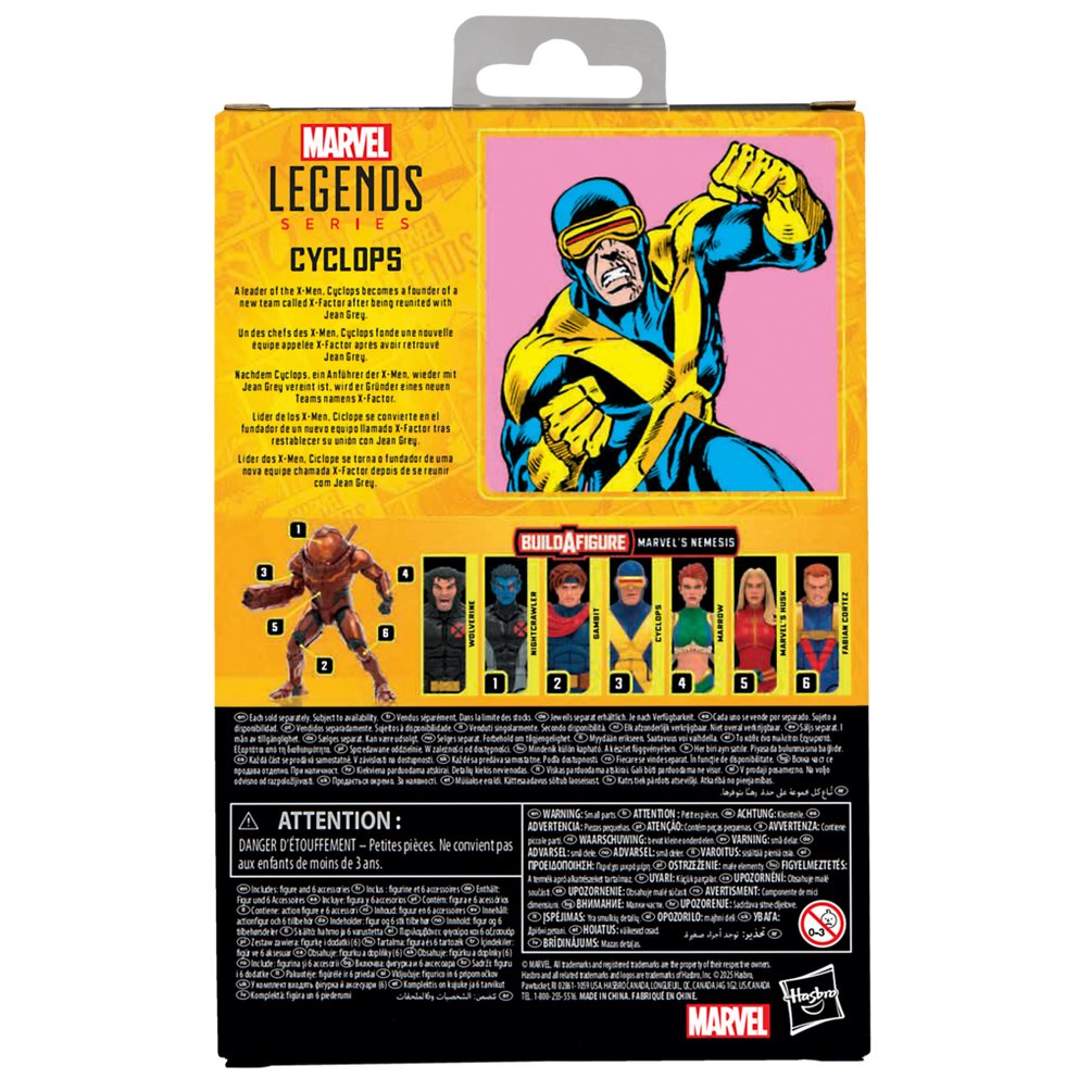 Figura Hasbro Marvel Legends Series Build A Figure Marvels Nemesis X Men Cyclops