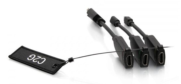 C2g Anillo Universal De Adaptadores Hdmi® 4k Mini Displayport, Displayport Y Usb-C® Con Códigos De Color