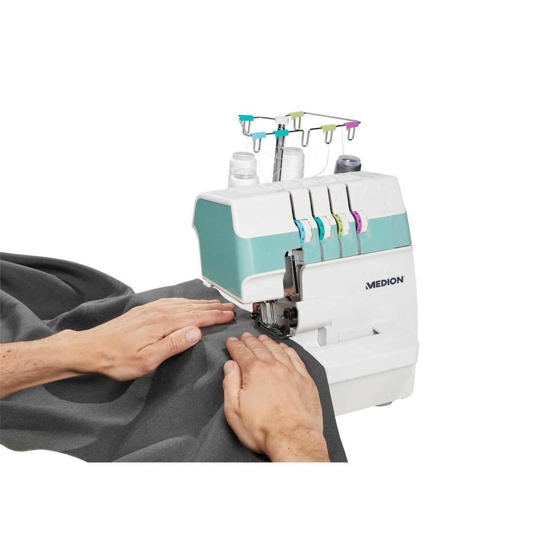 Medion Life® Md19169 Overlock-Máquina De Coser So90 Turquesa
