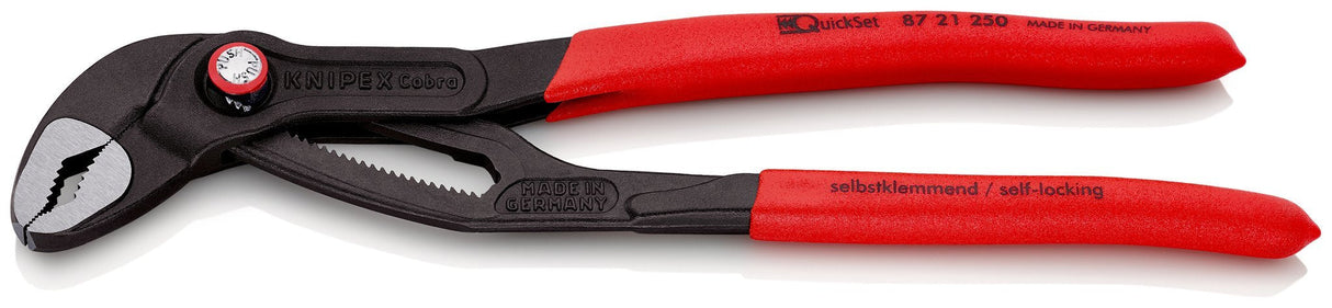 Knipex Cobra Quickset Alicates Para Tuberías/Bombas De Agua 87 21 250