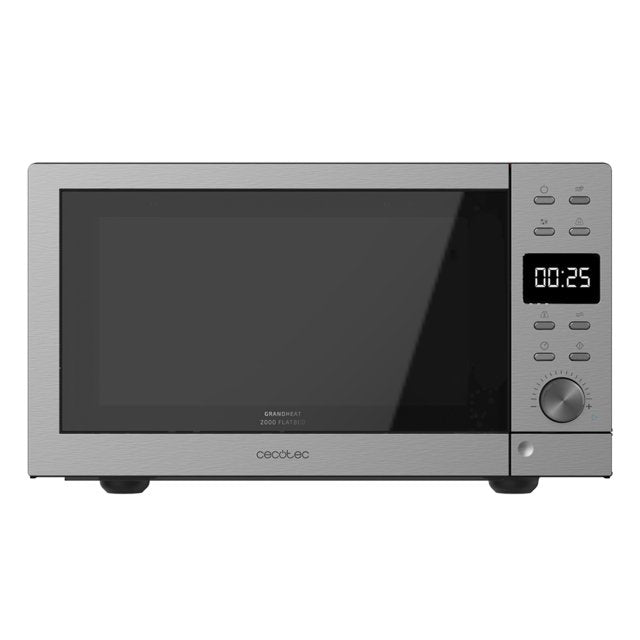 Cecotec Microondas Sin Plato Digital Grandheat 2000 Flatbed Steel. 700 W, 20 Litros