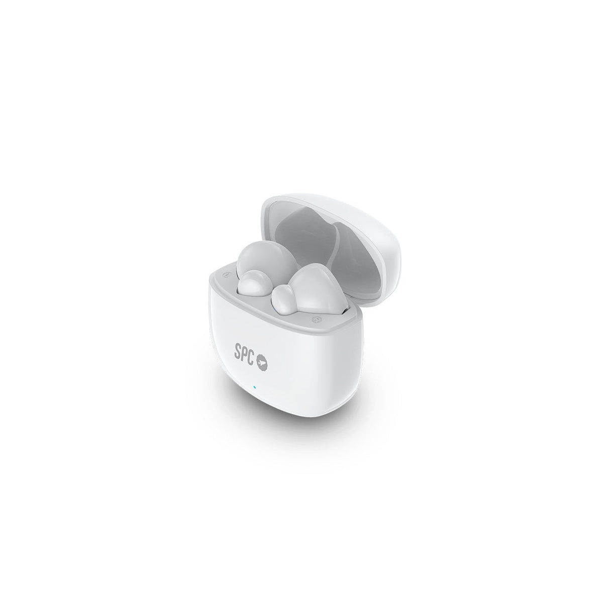 Auriculares Bluetooth Spc Zion 2 Play Con Estuche De Carga Autonomía 7h Stick Corto 30mm Blancos