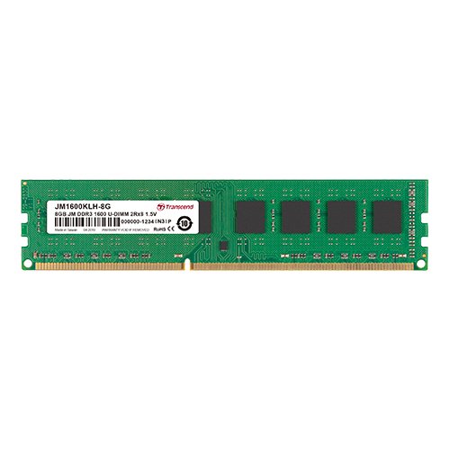 EAN 0760557847434 - Transcend JetRam JM1600KLU-2G módulo de memoria 2 GB 2 x 8 GB DDR3 288-pin DIMM imagen 1