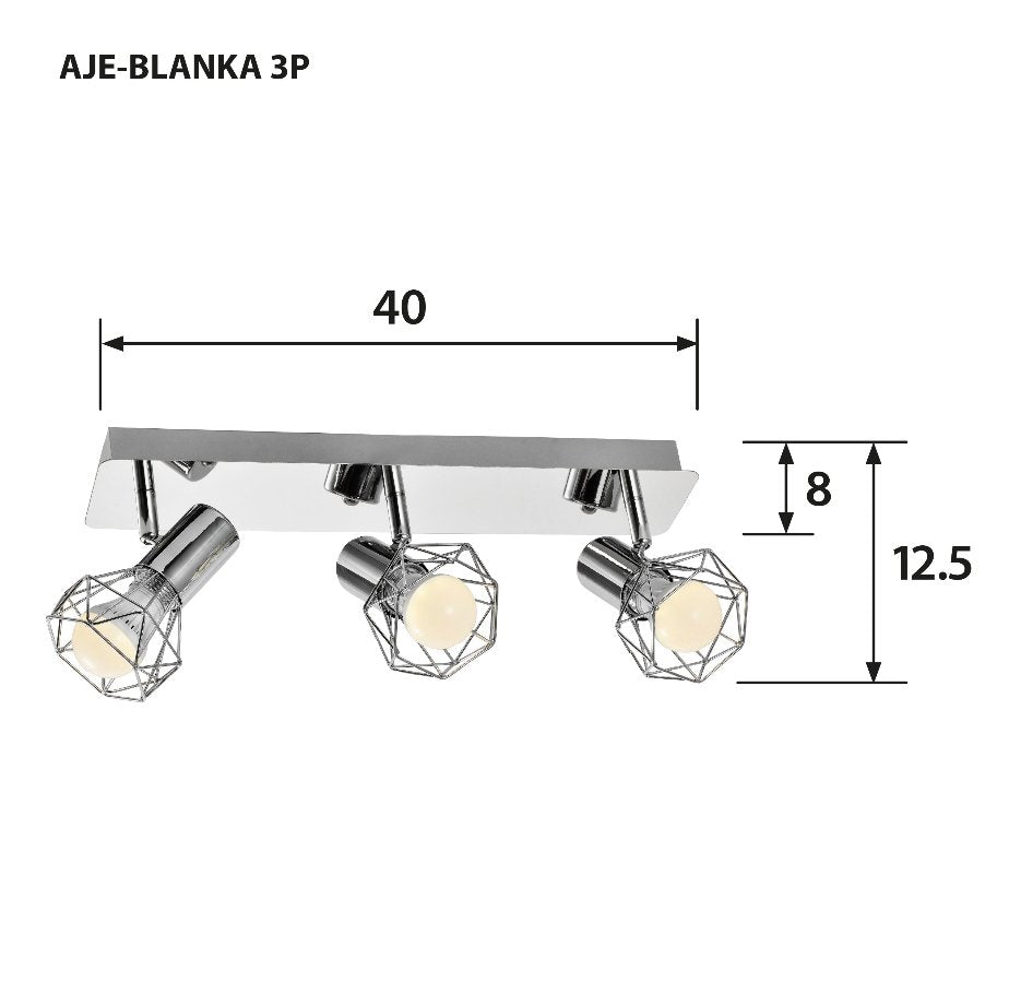 Activejet Aje-Blanka 3p Iluminación De Techo E14 120 W