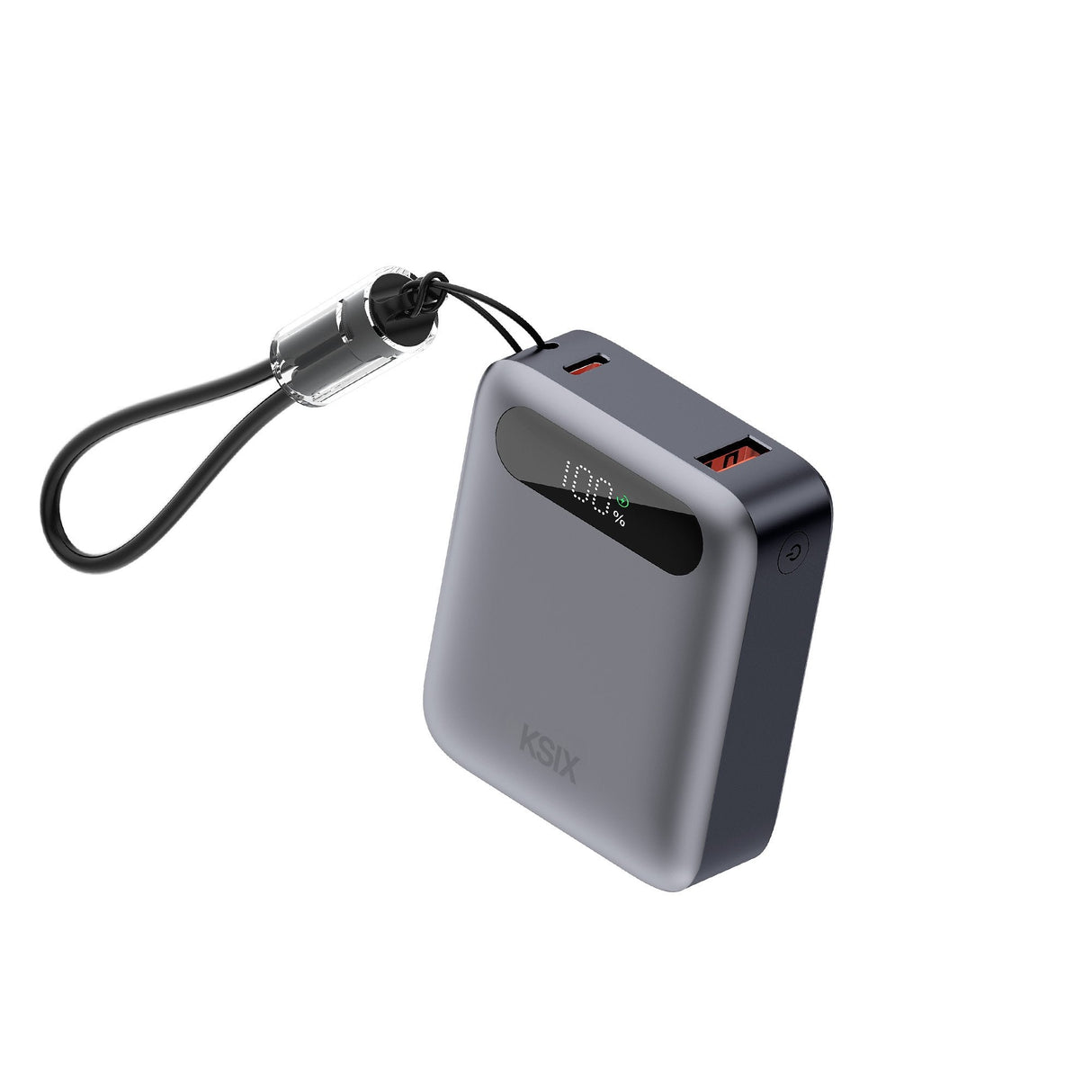 Ksix Bpb10pd22g Gris Powerbank 10.000 Mah Carga Rápida 22,5 W